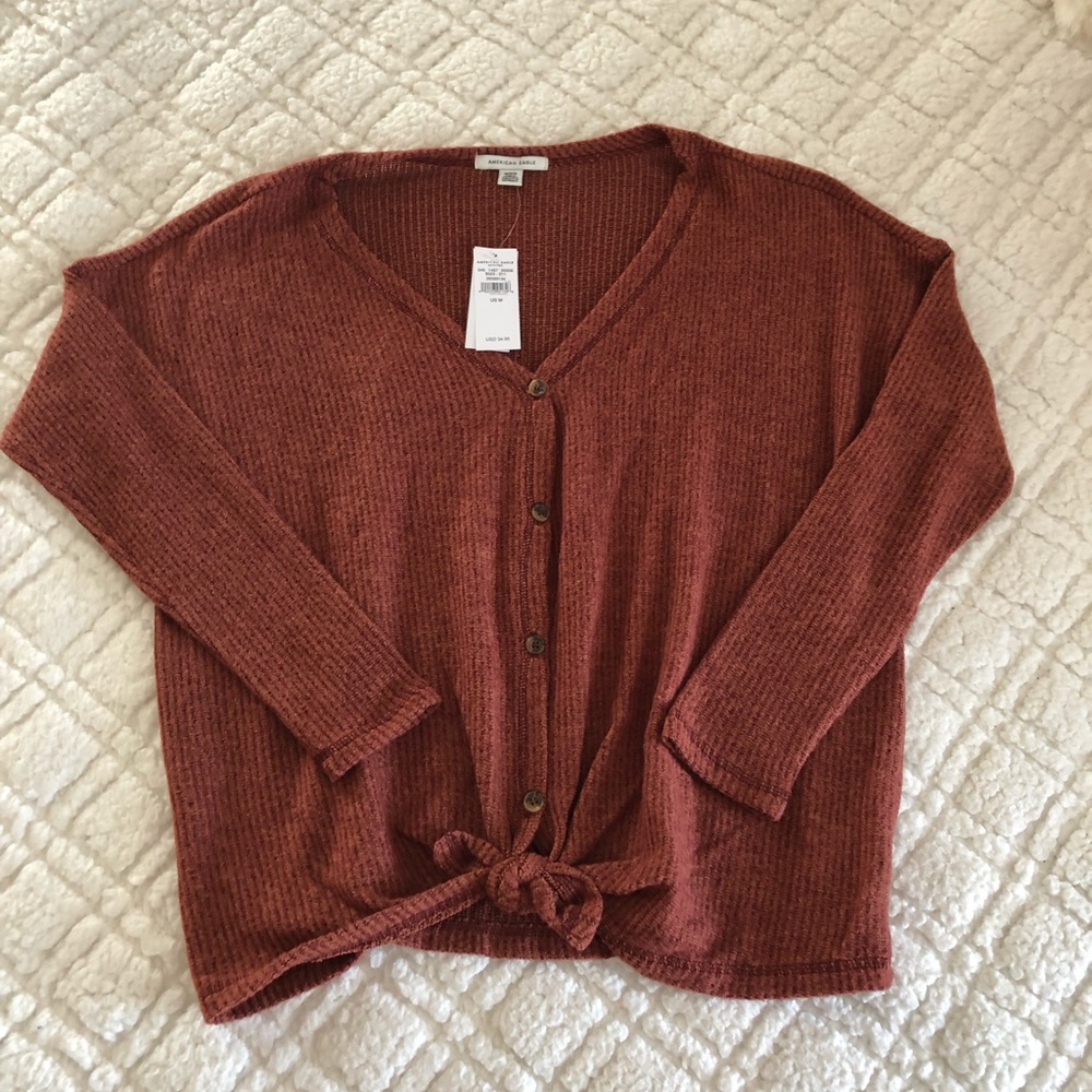 NWT American Eagle Knit Thermal Top